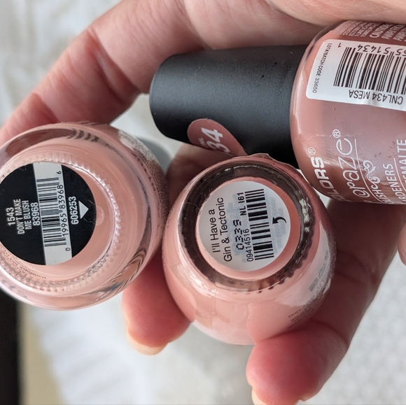 Opi China Glaze L. A Colors Mauve Pink Dusty Rose Blush Nail Polish (3) - Picture 2 of 5